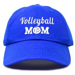 Blue Volleyball Mom Cap